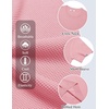 image:imageCOOFANDY Mens T Shirts Casual Short Sleeve Crewneck Shirts Solid Textured Knit Pullover TeesPale Coral