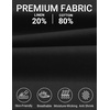 image:imageCOOFANDY Mens Casual Cotton Linen Shorts Elastic Waist Drawstring Shorts Summer Beach VacationBlack