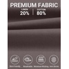 image:imageCOOFANDY Mens Casual Cotton Linen Shorts Elastic Waist Drawstring Shorts Summer Beach VacationDark Grey