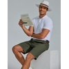image:imageCOOFANDY Mens Shorts Casual 9 Lightweight Cotton Comfort Stretch Dress Shots Summer Beach with PocketsGreen