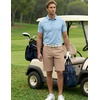image:imageCOOFANDY Mens Shorts Casual 9 Lightweight Cotton Comfort Stretch Dress Shots Summer Beach with PocketsKhaki