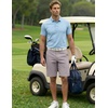 image:imageCOOFANDY Mens Shorts Casual 9 Lightweight Cotton Comfort Stretch Dress Shots Summer Beach with PocketsLight Gray