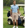 image:imageCOOFANDY Mens Shorts Casual 9 Lightweight Cotton Comfort Stretch Dress Shots Summer Beach with PocketsLight Khaki