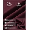 image:imageCOOFANDY Mens Shorts Casual 9 Lightweight Cotton Comfort Stretch Dress Shots Summer Beach with PocketsWine