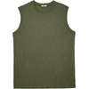 image:imageCOOFANDY Mens Sleeveless Shirts Cotton Workout Tank Tops Muscle Cut Off Shirt Summer Beach Casual Washed TeeArmy Green