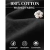 image:imageCOOFANDY Mens Sleeveless Shirts Cotton Workout Tank Tops Muscle Cut Off Shirt Summer Beach Casual Washed TeeBlack