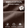 image:imageCOOFANDY Mens Sleeveless Shirts Cotton Workout Tank Tops Muscle Cut Off Shirt Summer Beach Casual Washed TeeBrown