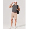 image:imageCOOFANDY Mens Sleeveless Shirts Cotton Workout Tank Tops Muscle Cut Off Shirt Summer Beach Casual Washed TeeDark Gray