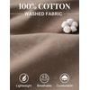 image:imageCOOFANDY Mens Sleeveless Shirts Cotton Workout Tank Tops Muscle Cut Off Shirt Summer Beach Casual Washed TeeKhaki