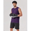 image:imageCOOFANDY Mens Sleeveless Shirts Cotton Workout Tank Tops Muscle Cut Off Shirt Summer Beach Casual Washed TeePurple