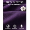 image:imageCOOFANDY Mens Sleeveless Shirts Cotton Workout Tank Tops Muscle Cut Off Shirt Summer Beach Casual Washed TeePurple