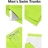 image:imageCOOFANDY Mens Swim Trunks Quick Dry Board Shorts Swimsuit Swimwear Bathing SuitLemon Green