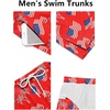 image:imageCOOFANDY Mens Swim Trunks Quick Dry Board Shorts Swimsuit Swimwear Bathing SuitP American Flag4