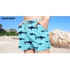 image:imageCOOFANDY Mens Swim Trunks Quick Dry Board Shorts Swimsuit Swimwear Bathing SuitP Shark Green