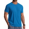 image:imageCOOFANDY Mens Swim Shirt Short Sleeve UPF 50 Sun Shirts Rash Guard Quick Dry Beach Water T Shirts for MenBlue
