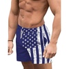 P Blue American Flag