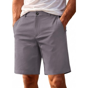 image:imageCOOFANDY Mens Shorts Casual 9 Lightweight Cotton Comfort Stretch Dress Shots Summer Beach with PocketsDark Gray