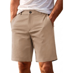 image:imageCOOFANDY Mens Shorts Casual 9 Lightweight Cotton Comfort Stretch Dress Shots Summer Beach with PocketsKhaki