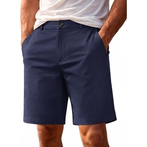 image:imageCOOFANDY Mens Shorts Casual 9 Lightweight Cotton Comfort Stretch Dress Shots Summer Beach with PocketsNavy