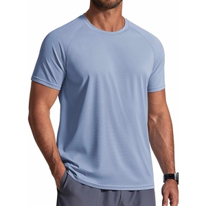 image:imageCOOFANDY Mens Swim Shirt Short Sleeve UPF 50 Sun Shirts Rash Guard Quick Dry Beach Water T Shirts for MenLight Blue
