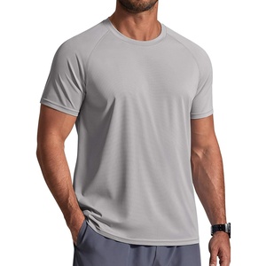 image:imageCOOFANDY Mens Swim Shirt Short Sleeve UPF 50 Sun Shirts Rash Guard Quick Dry Beach Water T Shirts for MenLight Gray