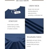 image:imageCOOFANDY Mens Swim Shirt UPF 50 Rash Guard Beach Tshirt Workout Quick Dry T Shirts for Running Surfing and HikingNavy Blue
