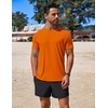 image:imageCOOFANDY Mens Swim Shirt UPF 50 Rash Guard Beach Tshirt Workout Quick Dry T Shirts for Running Surfing and HikingOrange