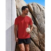 image:imageCOOFANDY Mens Swim Shirt UPF 50 Rash Guard Beach Tshirt Workout Quick Dry T Shirts for Running Surfing and HikingRed
