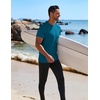 image:imageCOOFANDY Mens Swim Shirt UPF 50 Rash Guard Beach Tshirt Workout Quick Dry T Shirts for Running Surfing and HikingRoyal Blue