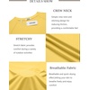 image:imageCOOFANDY Mens Swim Shirt UPF 50 Rash Guard Beach Tshirt Workout Quick Dry T Shirts for Running Surfing and HikingYellow