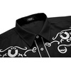 image:imageCOOFANDY Mens Western Shirts Long Sleeve Embroideres Cowboy Shirts Casual Button Down ShirtBlack Pattern3