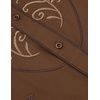 image:imageCOOFANDY Mens Western Shirts Long Sleeve Embroideres Cowboy Shirts Casual Button Down ShirtBrown Pattern 4