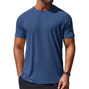 image:imageCOOFANDY Mens Swim Shirt UPF 50 Rash Guard Beach Tshirt Workout Quick Dry T Shirts for Running Surfing and HikingNavy Blue