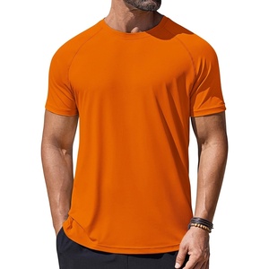 image:imageCOOFANDY Mens Swim Shirt UPF 50 Rash Guard Beach Tshirt Workout Quick Dry T Shirts for Running Surfing and HikingOrange