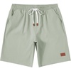 image:imageCOOFANDY Mens Cotton Chino Shorts 9 Inch Casual Shorts Elastic Waist Drawstring Summer Beach Shorts with PocketsSage Green
