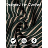 image:imageCOOFANDY Mens Knit Button Down Shirts Short Sleeve Polo Shirt Vintage Striped Casual ShirtsEvergreen Khaki