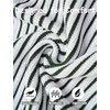 image:imageCOOFANDY Mens Knit Button Down Shirts Short Sleeve Polo Shirt Vintage Striped Casual ShirtsWhite Army Green