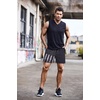 image:imageCOOFANDY Mens Running Athletic Shorts 5 Inch 2 Pack Gym Workout Shorts Fitted Exercise Hiking Shorts with Zipper PocketBlack American Flag
