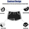 image:imageCOOFANDY Mens Swim Trunks Quick Dry Swimsuit Color Block Board Short Bathing Suit Swimwear with Mesh LinerA Black