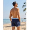 image:imageCOOFANDY Mens Swim Trunks Quick Dry Swimsuit Color Block Board Short Bathing Suit Swimwear with Mesh LinerB Navy Blue