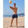 image:imageCOOFANDY Mens Swim Trunks Quick Dry Swimsuit Color Block Board Short Bathing Suit Swimwear with Mesh LinerB Navy Blue
