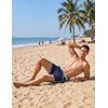 image:imageCOOFANDY Mens Swim Trunks Quick Dry Swimsuit Color Block Board Short Bathing Suit Swimwear with Mesh LinerB Navy Blue