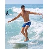 image:imageCOOFANDY Mens Swim Trunks Quick Dry Swimsuit Color Block Board Short Bathing Suit Swimwear with Mesh LinerB Sky Blue