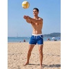 image:imageCOOFANDY Mens Swim Trunks Quick Dry Swimsuit Color Block Board Short Bathing Suit Swimwear with Mesh LinerB Sky Blue
