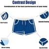 image:imageCOOFANDY Mens Swim Trunks Quick Dry Swimsuit Color Block Board Short Bathing Suit Swimwear with Mesh LinerB Sky Blue
