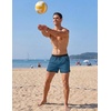 image:imageCOOFANDY Mens Swim Trunks Quick Dry Swimsuit Color Block Board Short Bathing Suit Swimwear with Mesh LinerDark Blue