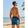 image:imageCOOFANDY Mens Swim Trunks Quick Dry Swimsuit Color Block Board Short Bathing Suit Swimwear with Mesh LinerDark Blue