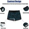 image:imageCOOFANDY Mens Swim Trunks Quick Dry Swimsuit Color Block Board Short Bathing Suit Swimwear with Mesh LinerP Black Palm