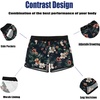 image:imageCOOFANDY Mens Swim Trunks Quick Dry Swimsuit Color Block Board Short Bathing Suit Swimwear with Mesh LinerP Black Plant Flower