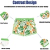 image:imageCOOFANDY Mens Swim Trunks Quick Dry Swimsuit Color Block Board Short Bathing Suit Swimwear with Mesh LinerP Green Hawaiian Flower